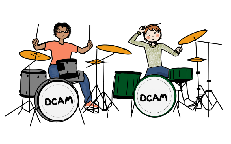 drum lessons illustration