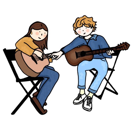 guitar lessons illustration